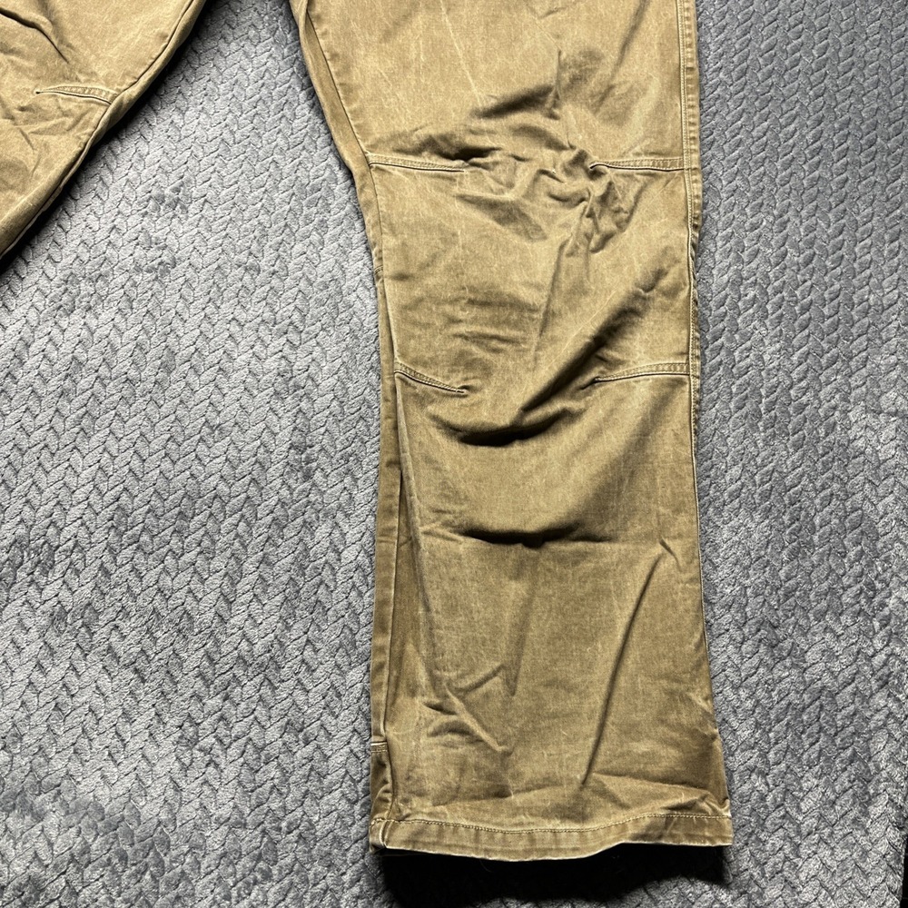 KUHL Rydr Pants Men's Size 42X30.5 Khaki Tan‎ Patina Dye Outdoors Workwear - Picture 3 of 16